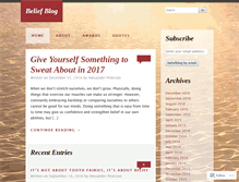 Tablet Screenshot of beliefblog.com